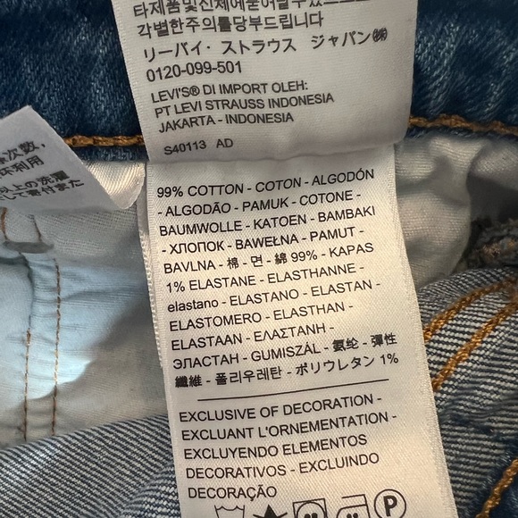 LEVI’S 501 High Rise Button Fly Jeans, Size 30x26 - Picture 11 of 11